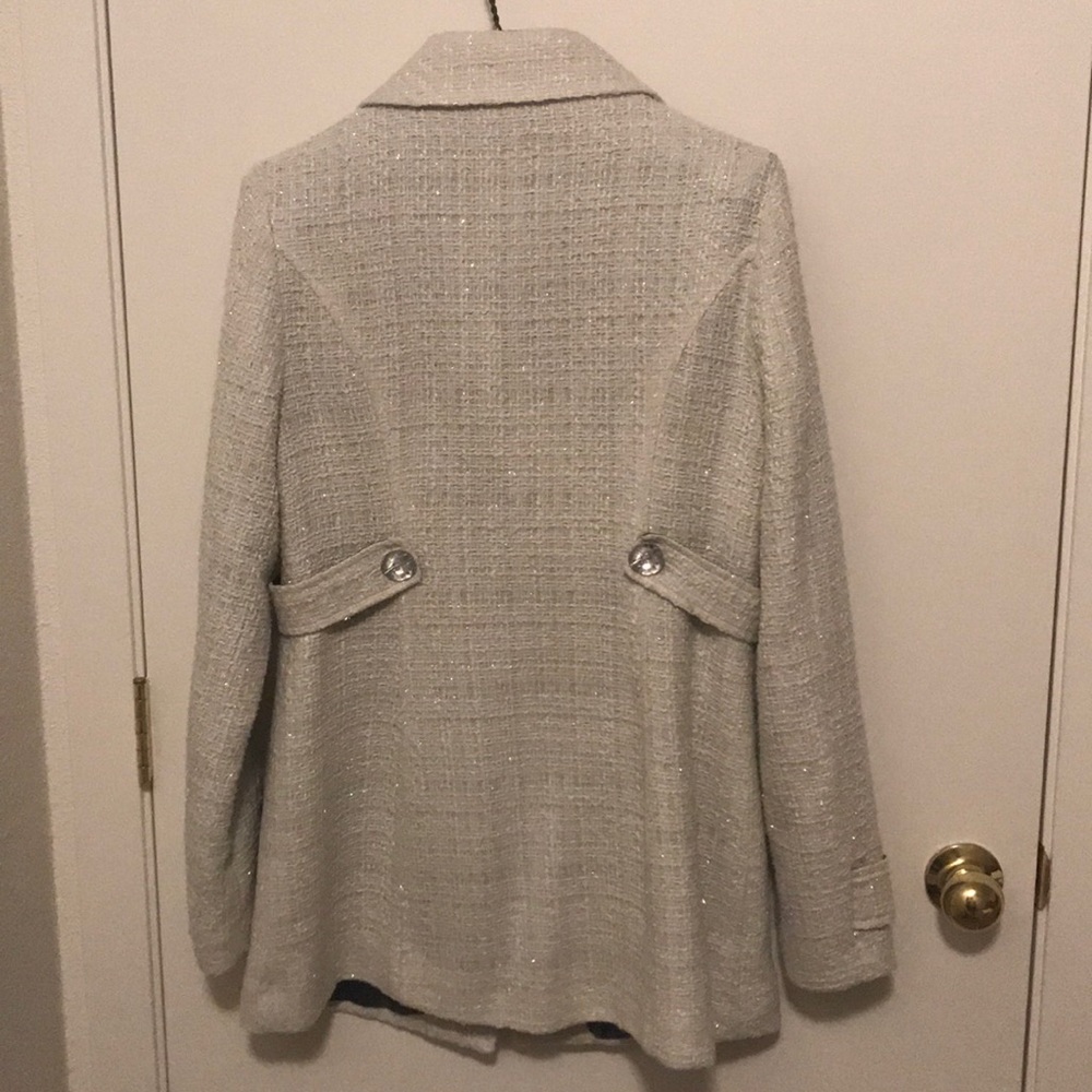 BKE white pea coat - Picture 3 of 9